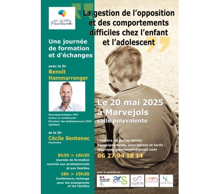 Formation: la gestion de l'opposition et des comportements difficiles chez l'enfant et l'adolescent