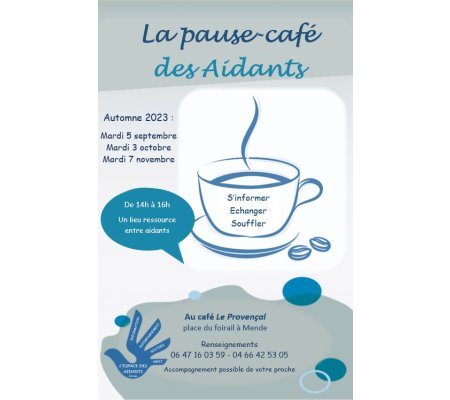 La Pause Café des Aidants - Automne 2023