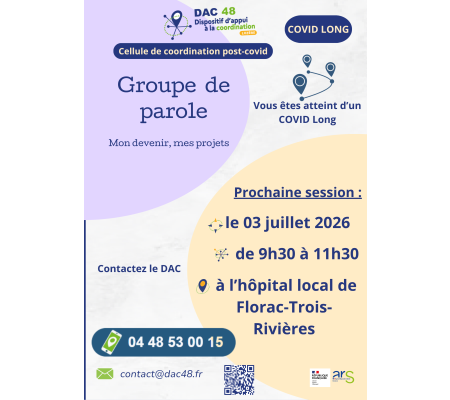 Groupe de parole N°6 "Mon devenir, mes projets".