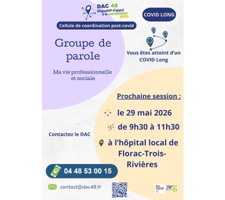 Groupe de parole N°4 "Ma vie professionnelle et sociale"